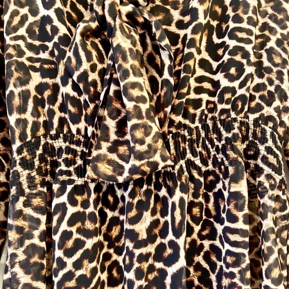 NWT Spring Summer Zara animal print dress size S - Picture 11 of 16